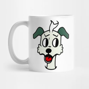 Minimalistic 30s cartoon style doggy Mug